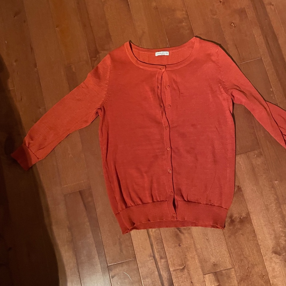 Orange Sweater